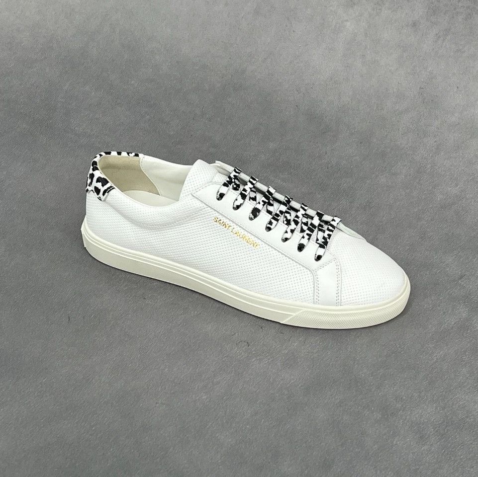 Saint Laurent Paris Saint Laurent Paris Leather Multi Lowtop Sneakers 7 Men Size US 7 / EU 40 - 4 Thumbnail