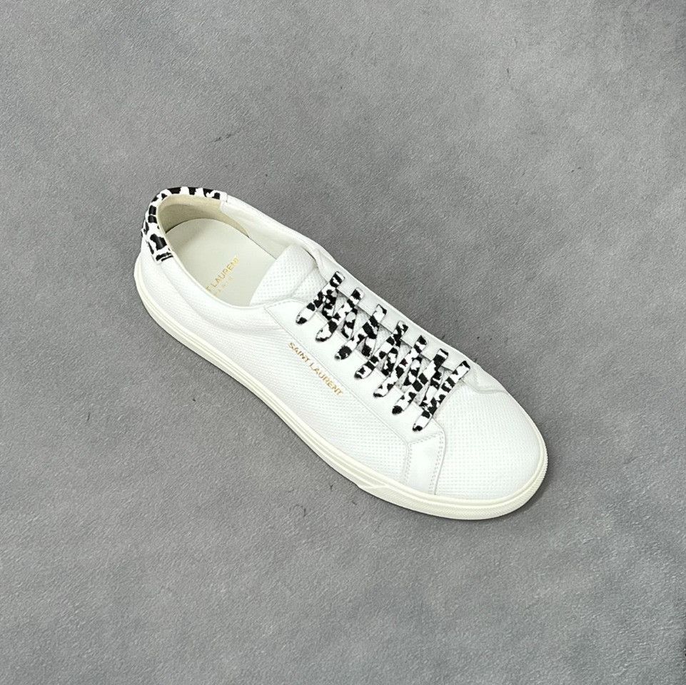 Saint Laurent Paris Saint Laurent Paris Leather Multi Lowtop Sneakers 7 Men Size US 7 / EU 40 - 5 Thumbnail