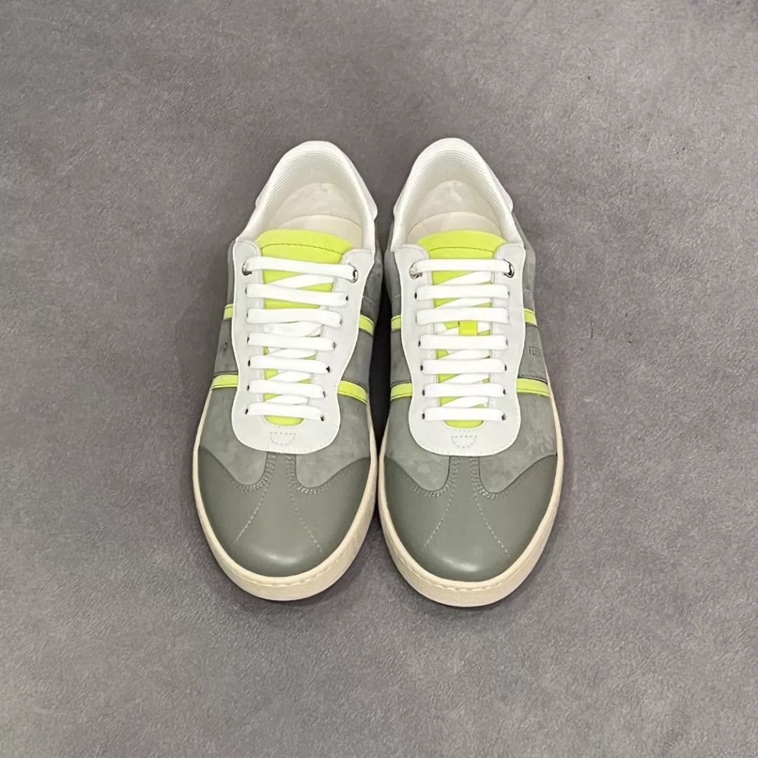 Salvatore Ferragamo Salvatore Ferragamo Leather Green Lowtop Sneakers 6.5 Men Size US 6.5 / EU 39-40 - 7 Thumbnail