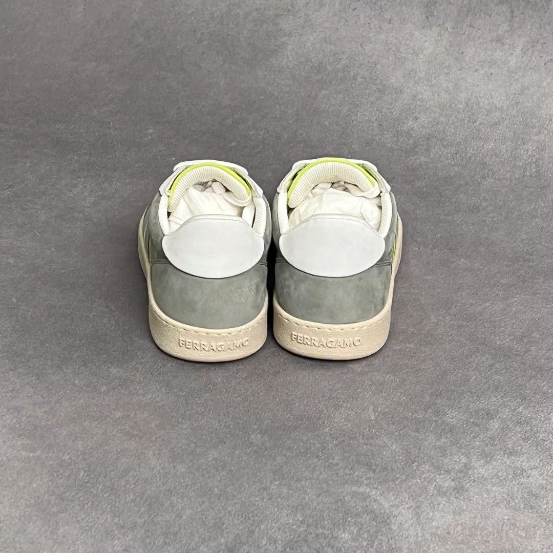 Salvatore Ferragamo Salvatore Ferragamo Leather Green Lowtop Sneakers 6.5 Men Size US 6.5 / EU 39-40 - 8 Thumbnail