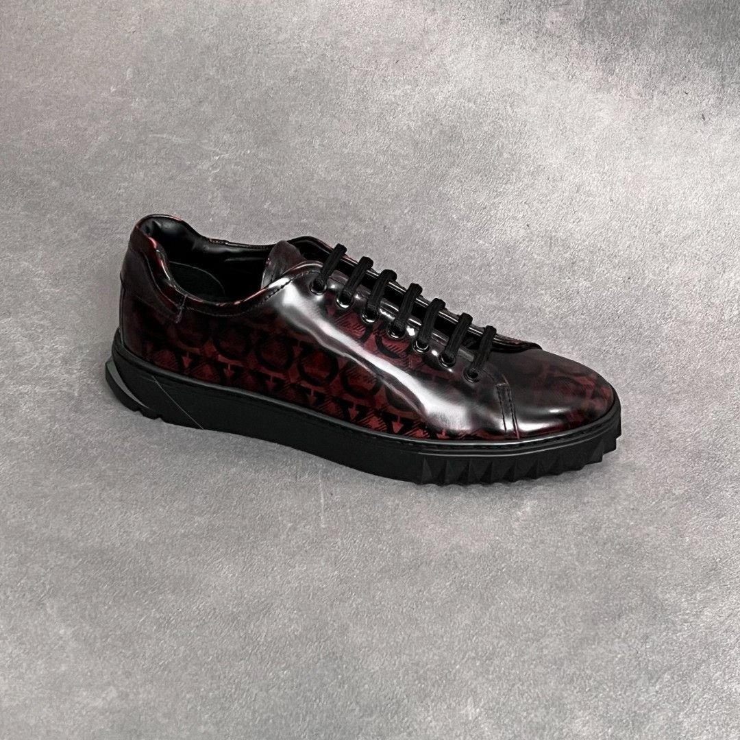 Salvatore Ferragamo Salvatore Ferragamo Retro Printed Lowtop Sneakers 8 Men Size US 8 / EU 41 - 4 Thumbnail