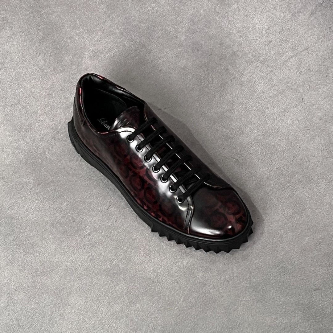 Salvatore Ferragamo Salvatore Ferragamo Retro Printed Lowtop Sneakers 8 Men Size US 8 / EU 41 - 5 Thumbnail