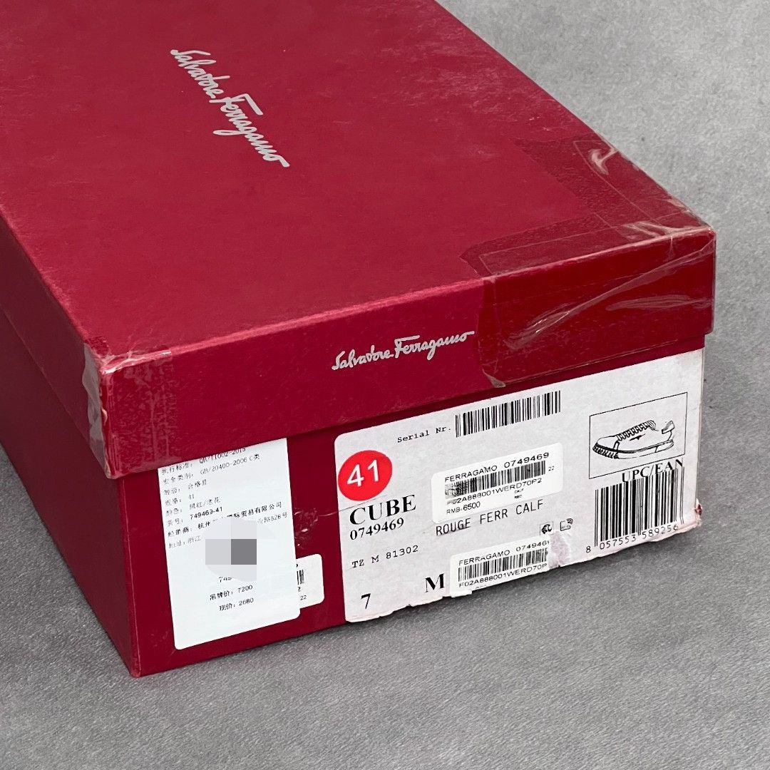 Salvatore Ferragamo Salvatore Ferragamo Retro Printed Lowtop Sneakers 8 Men Size US 8 / EU 41 - 9 Thumbnail