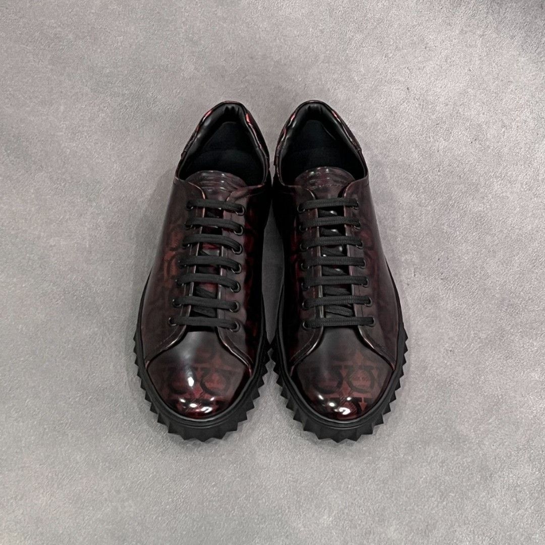 Salvatore Ferragamo Salvatore Ferragamo Retro Printed Lowtop Sneakers 8 Men Size US 8 / EU 41 - 7 Thumbnail