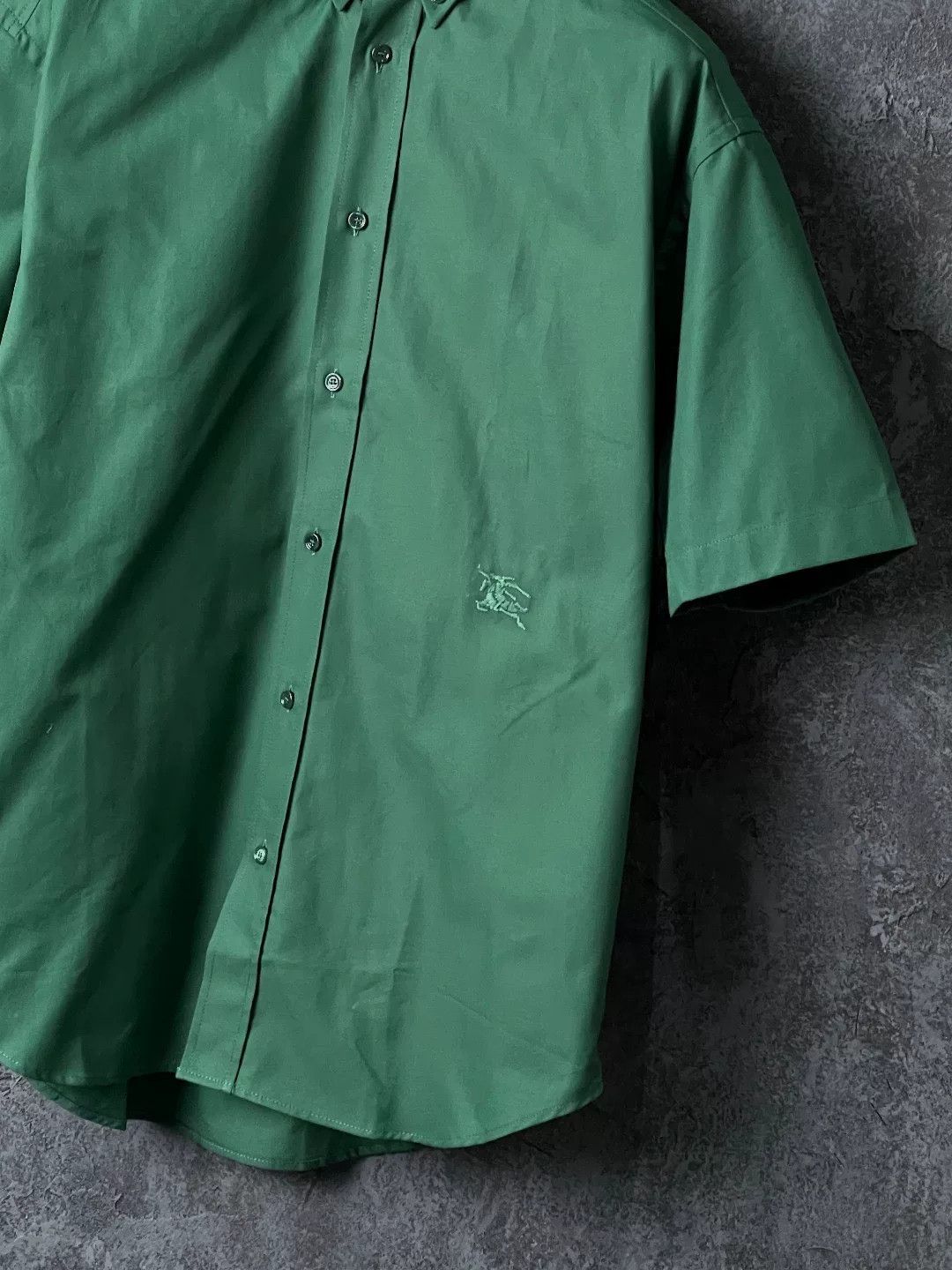 Burberry Burberry Cotton Green Shirt m Men Size US M / EU 48-50 / 2 - 6 Thumbnail