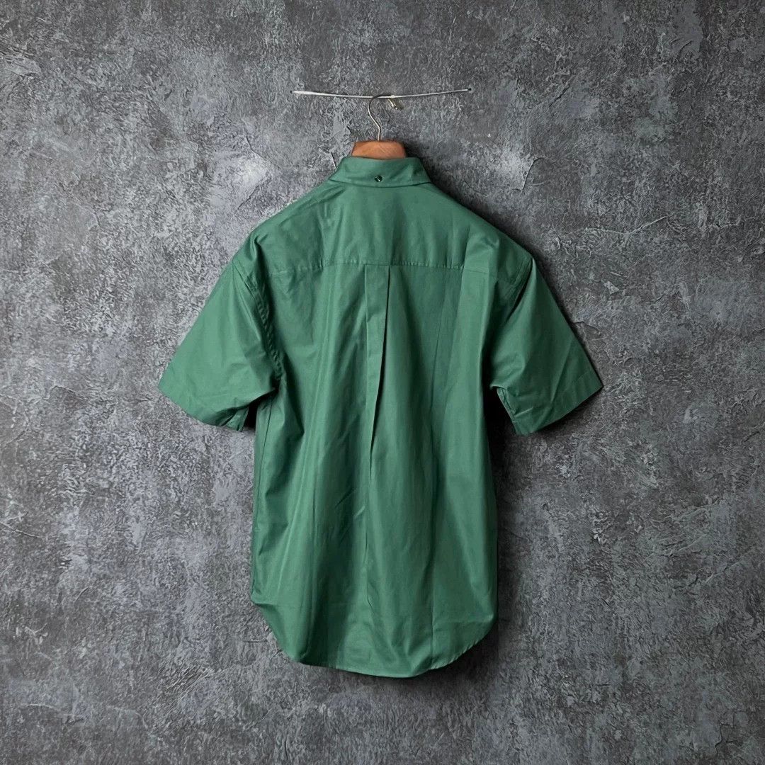 Burberry Burberry Cotton Green Shirt m Men Size US M / EU 48-50 / 2 - 2 Thumbnail