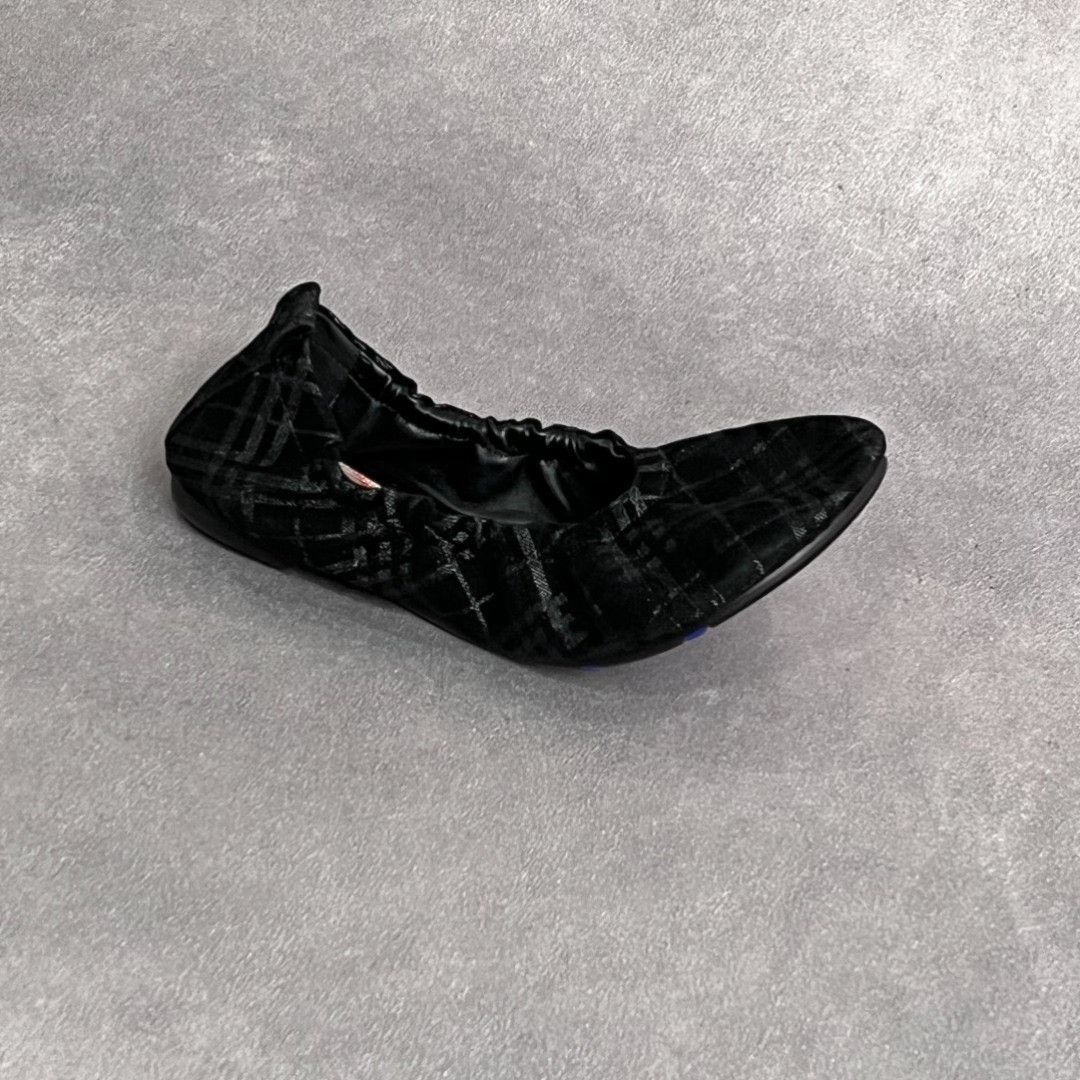 Burberry Burberry Plaid Black Lowtop Sneakers us_5 Women Size US 5 / IT 35 - 4 Thumbnail