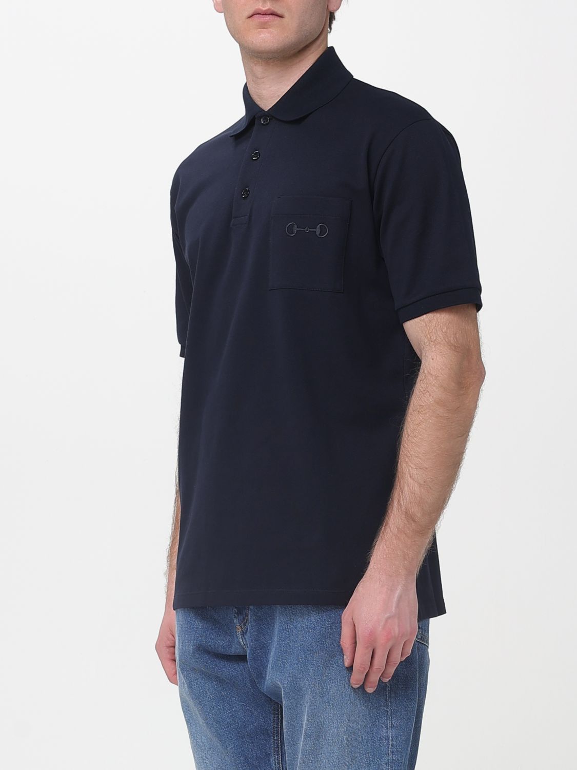 Gucci Gucci Polo Shirt Men Blue Size US XL / EU 56 / 4 - 4 Thumbnail