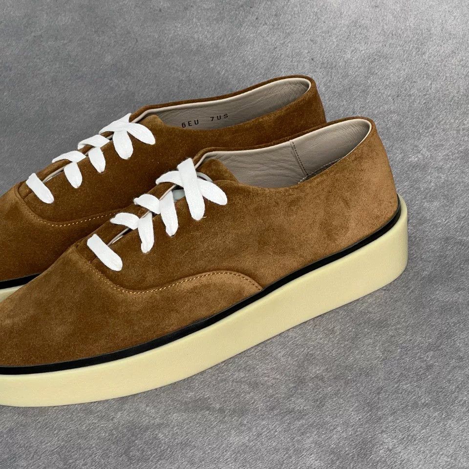 Ermenegildo Zegna Ermenegildo Zegna Brown Lowtop Sneakers 8 Men Size US 8 / EU 41 - 2 Thumbnail