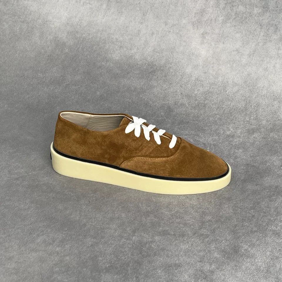 Ermenegildo Zegna Ermenegildo Zegna Brown Lowtop Sneakers 8 Men Size US 8 / EU 41 - 4 Thumbnail