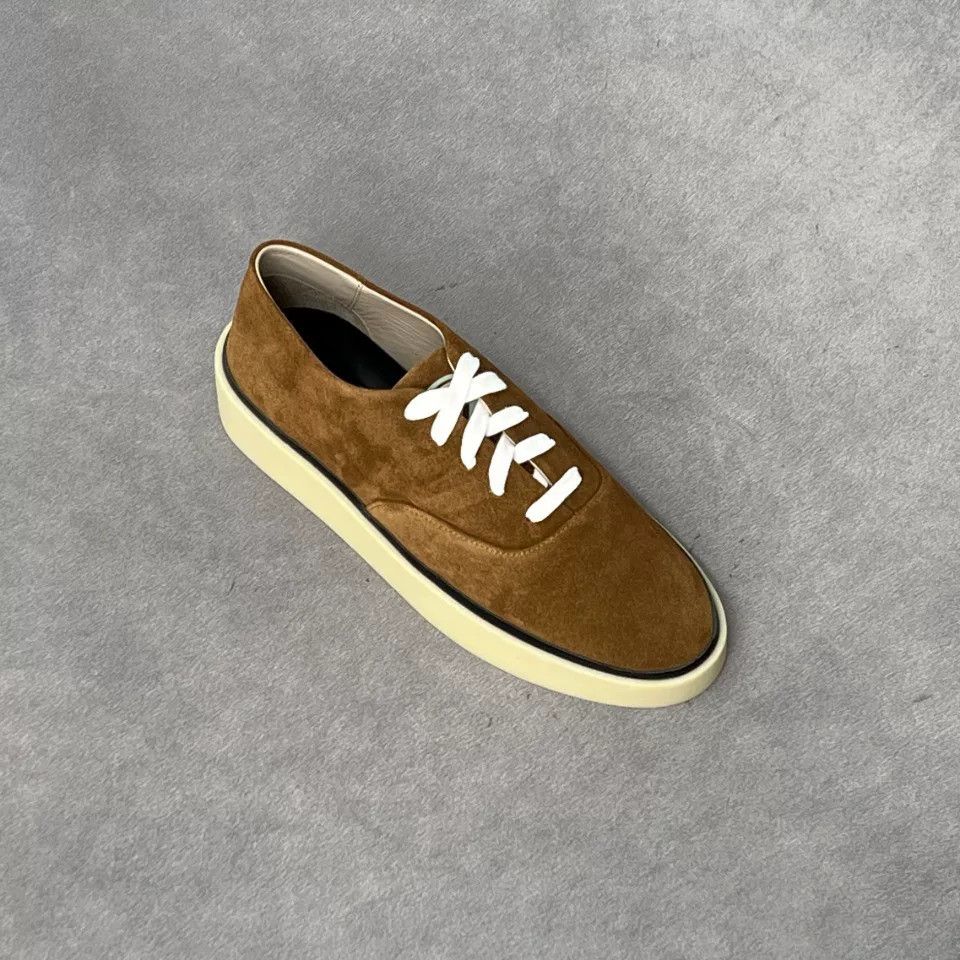 Ermenegildo Zegna Ermenegildo Zegna Brown Lowtop Sneakers 8 Men Size US 8 / EU 41 - 5 Thumbnail