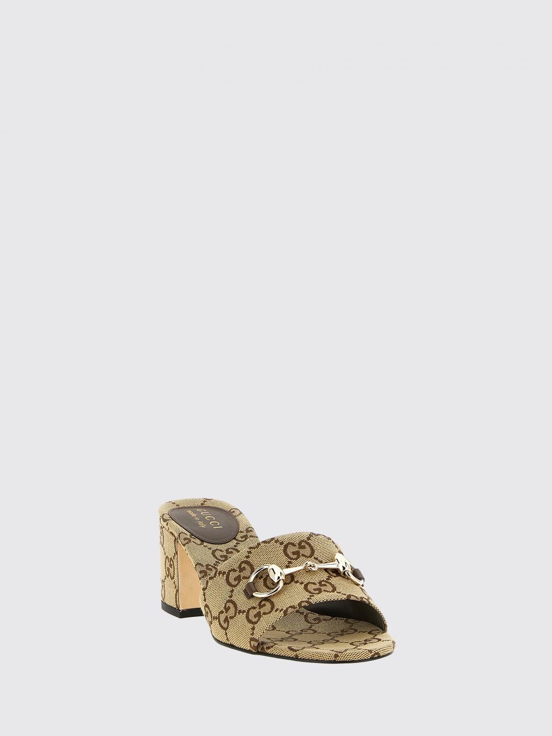 Gucci Gucci Heeled Sandal Woman Camel Size US 7.5 / IT 37.5 - 2 Thumbnail