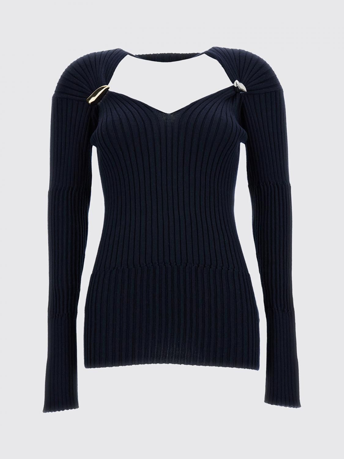 Bottega Veneta Bottega Veneta Sweater Woman Blue Size S / US 4 / IT 40 - 2 Thumbnail