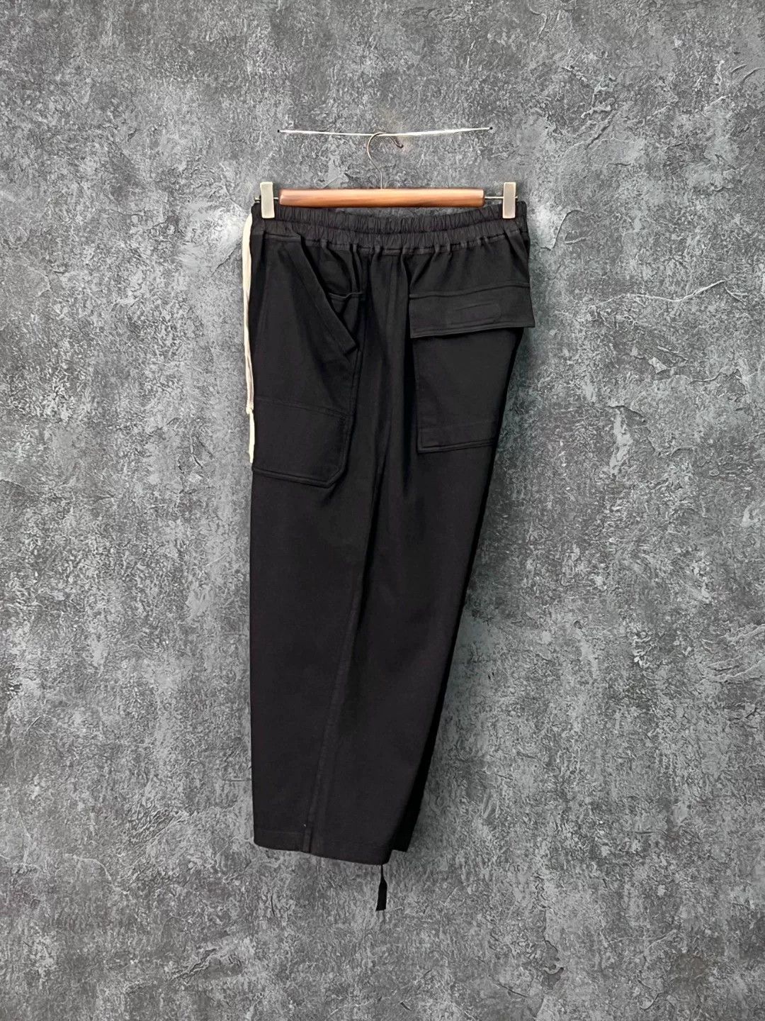 Rick Owens Rick Owens Casual Cotton Black Casual Pants 32 Men Size US 32 / EU 48 - 6 Thumbnail
