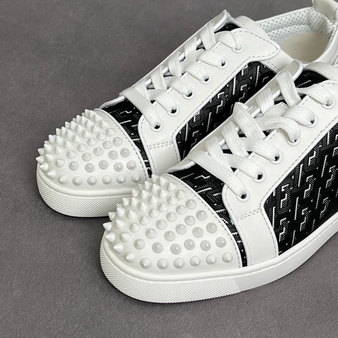 Christian Louboutin Christian Louboutin Patchwork Lowtop Sneakers 6 Men Size US 6 / EU 39 - 2 Thumbnail