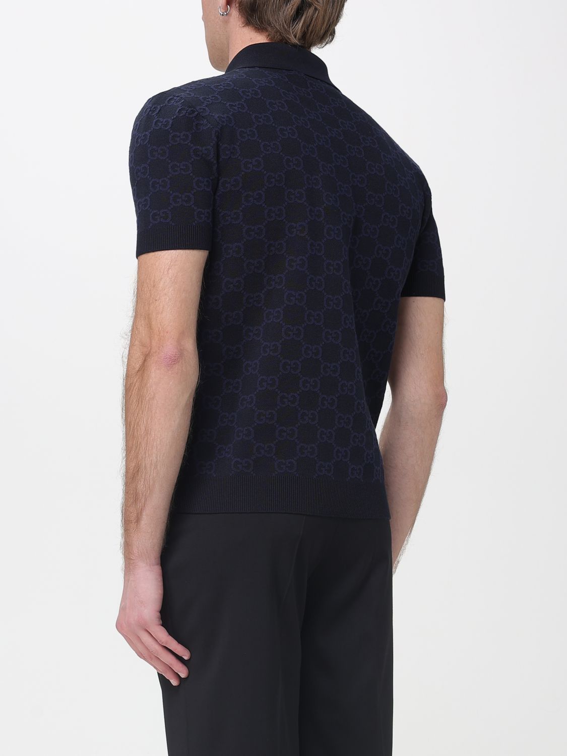 Gucci Gucci Polo Shirt Men Blue Size US M / EU 48-50 / 2 - 3 Thumbnail