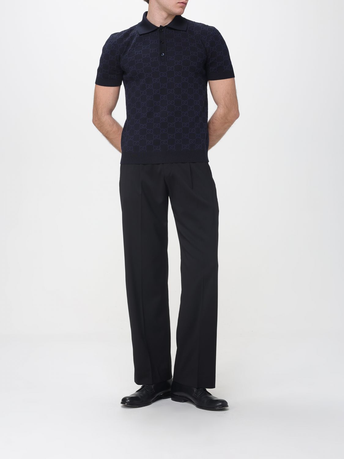 Gucci Gucci Polo Shirt Men Blue Size US S / EU 44-46 / 1 - 2 Thumbnail