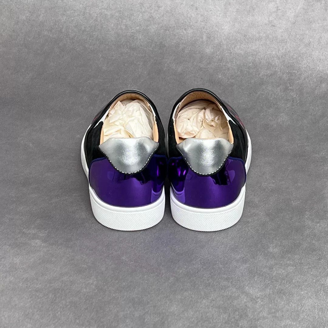 Christian Louboutin Christian Louboutin Patchwork Multi Lowtop Sneakers 9.5 Men Size US 9.5 / EU 42-43 - 8 Thumbnail