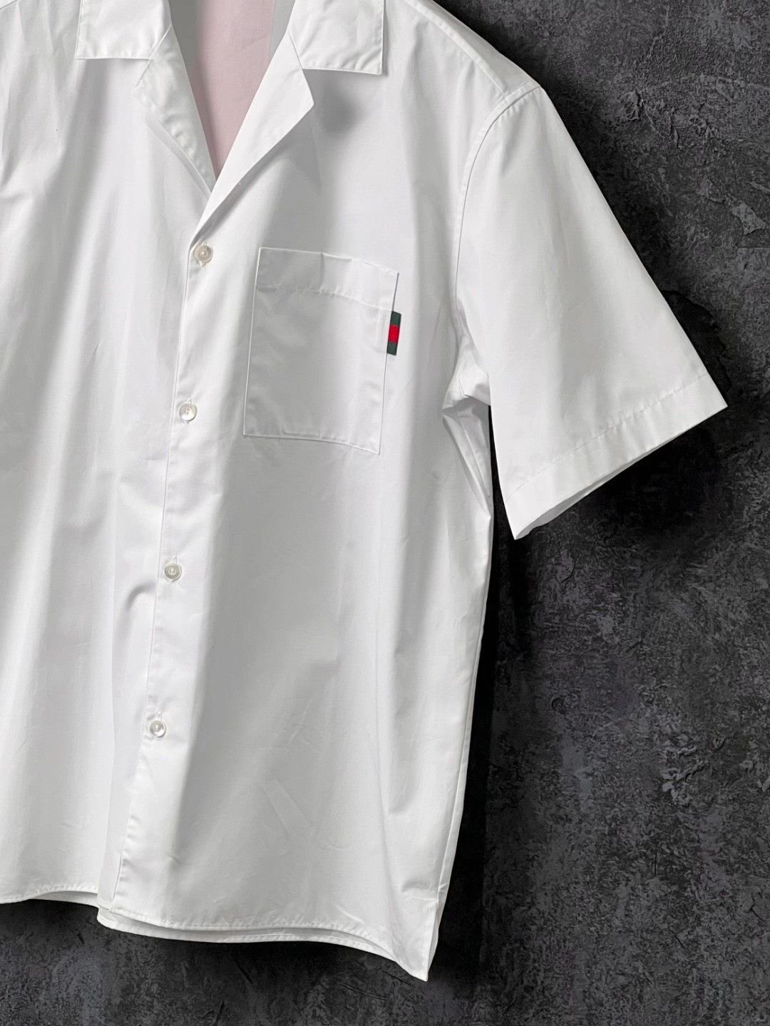 Gucci Gucci Cotton Printed White Shirt m Men Size US M / EU 48-50 / 2 - 6 Thumbnail