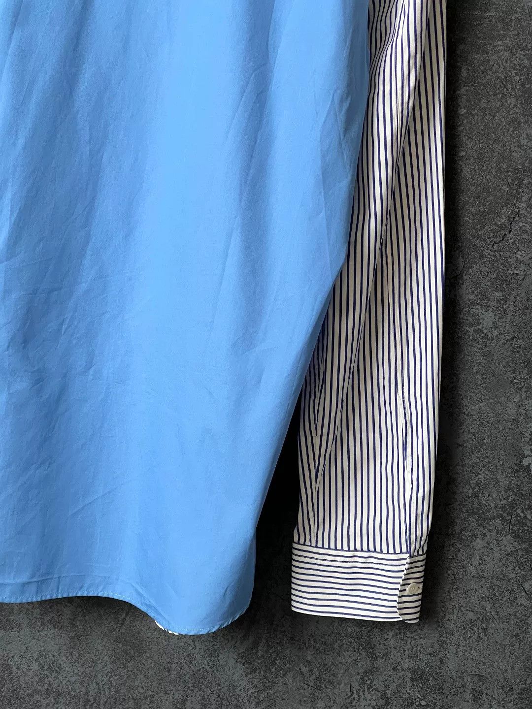 Alexander McQueen Alexander McQueen Cotton Striped Blue Shirt l Men Size US L / EU 52-54 / 3 - 6 Thumbnail