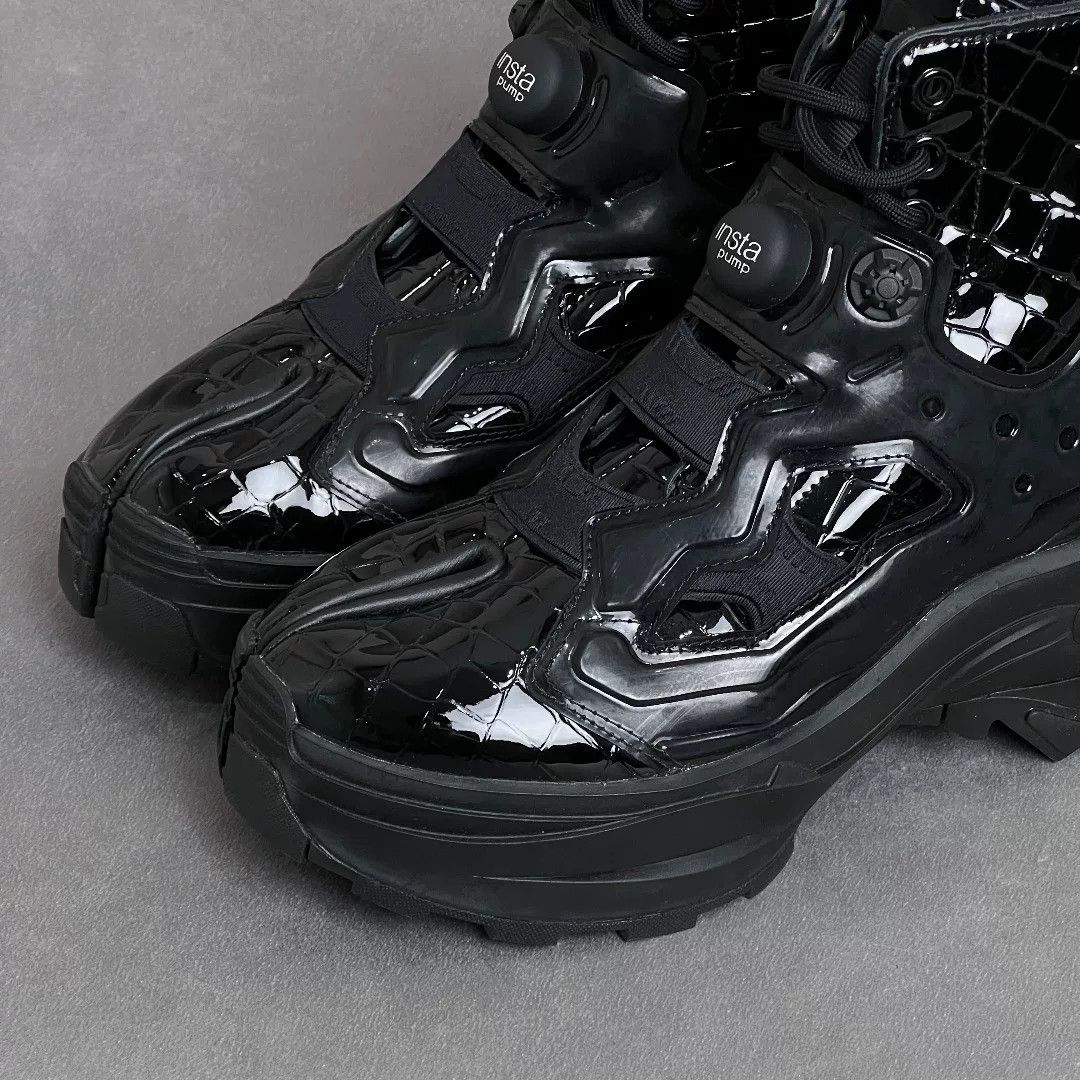Maison Margiela Maison Margiela Leather Black Hitop Sneakers 6 Men Size US 6 / EU 39 - 3 Thumbnail