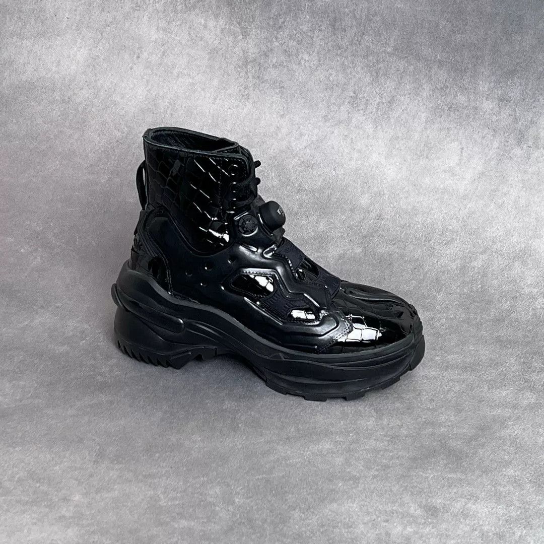 Maison Margiela Maison Margiela Leather Black Hitop Sneakers 6 Men Size US 6 / EU 39 - 4 Thumbnail