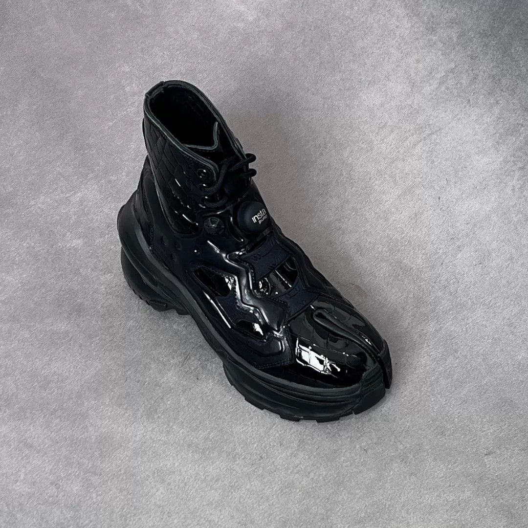 Maison Margiela Maison Margiela Leather Black Hitop Sneakers 6 Men Size US 6 / EU 39 - 5 Thumbnail