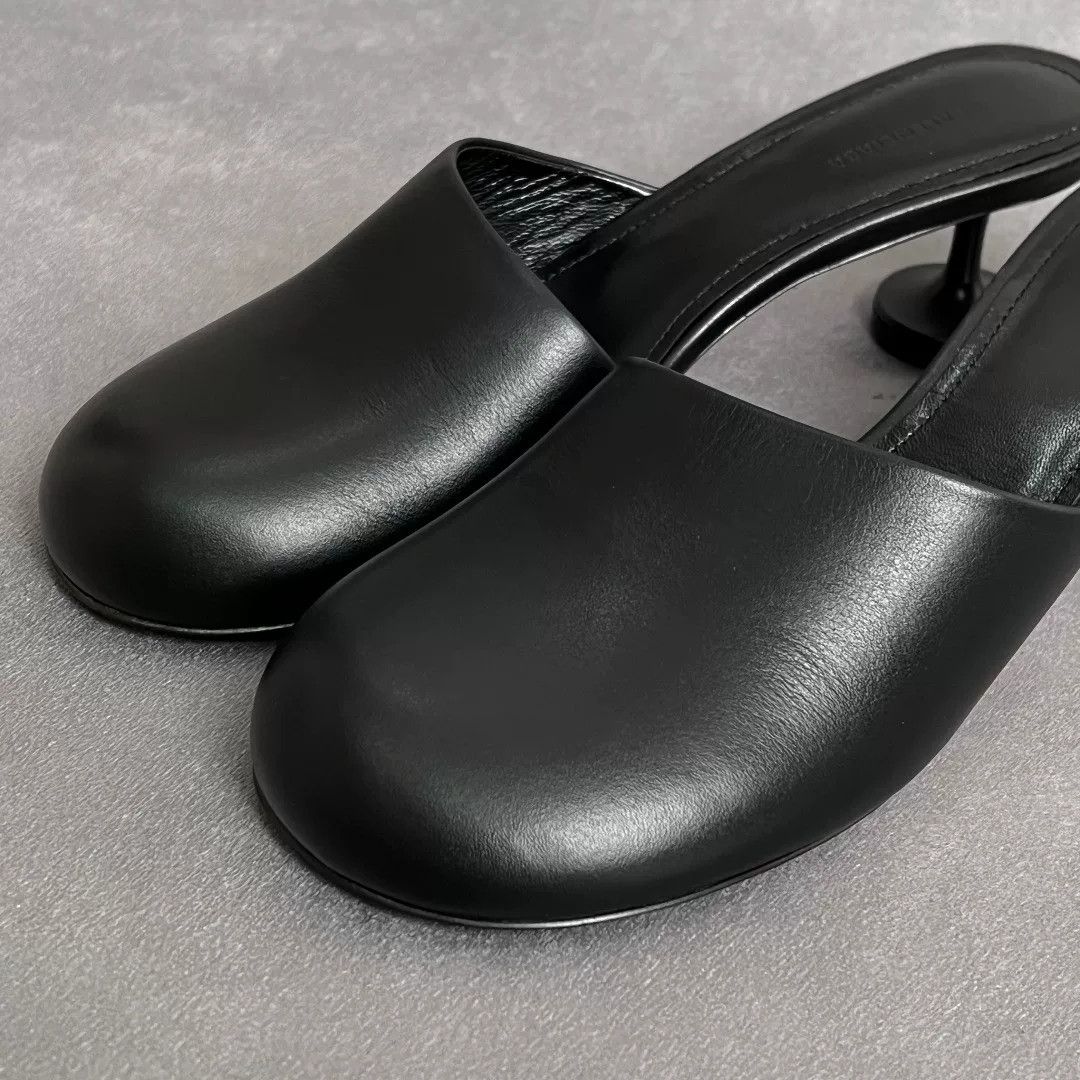 Balenciaga Balenciaga Leather Black Sandals us_5 Women Size US 5 / IT 35 - 7 Thumbnail