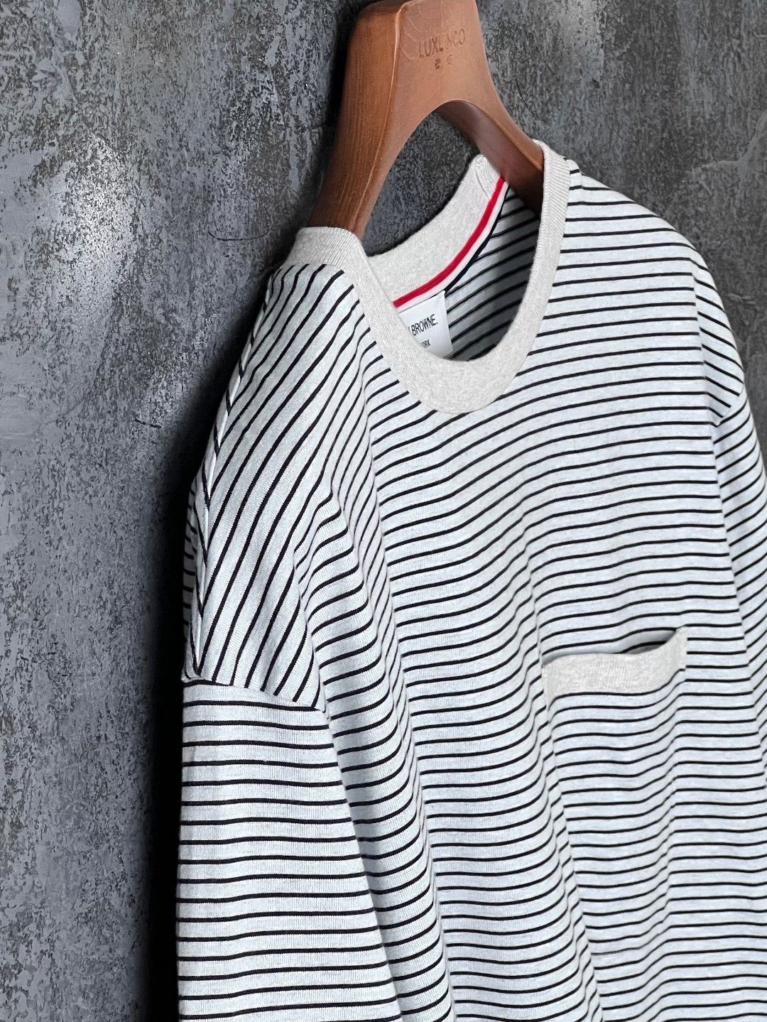 Thom Browne Thom Browne Cotton Striped Brown T-Shirt xxl Men Size US XXL / EU 58 / 5 - 5 Thumbnail