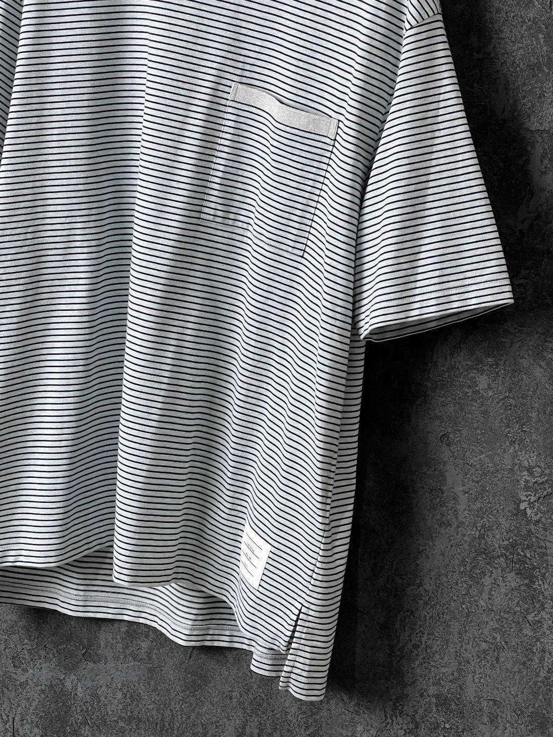 Thom Browne Thom Browne Cotton Striped Brown T-Shirt xxl Men Size US XXL / EU 58 / 5 - 6 Thumbnail