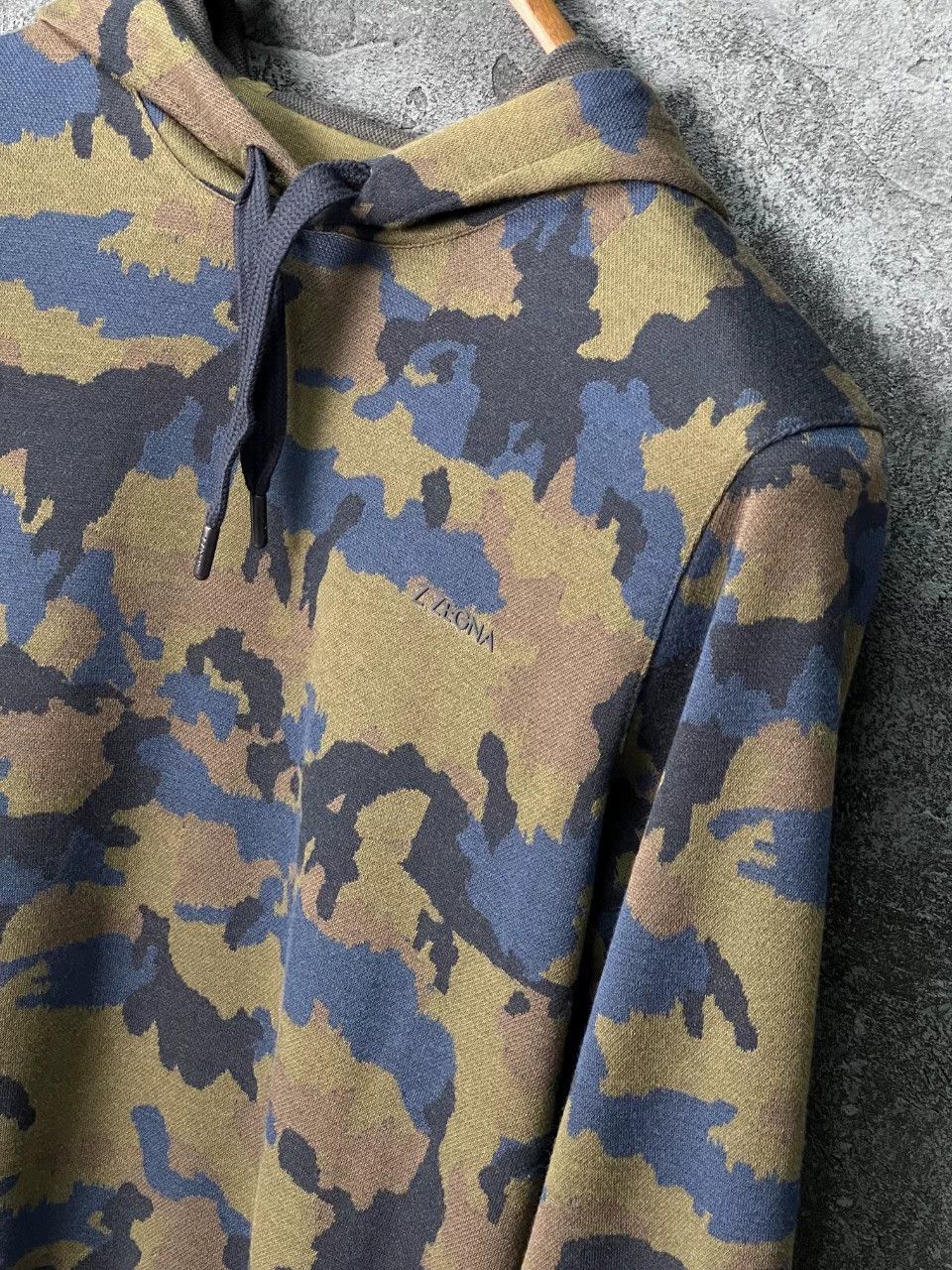 Ermenegildo Zegna Ermenegildo Zegna Retro Camo Hoodie s Men Size US S / EU 44-46 / 1 - 6 Thumbnail