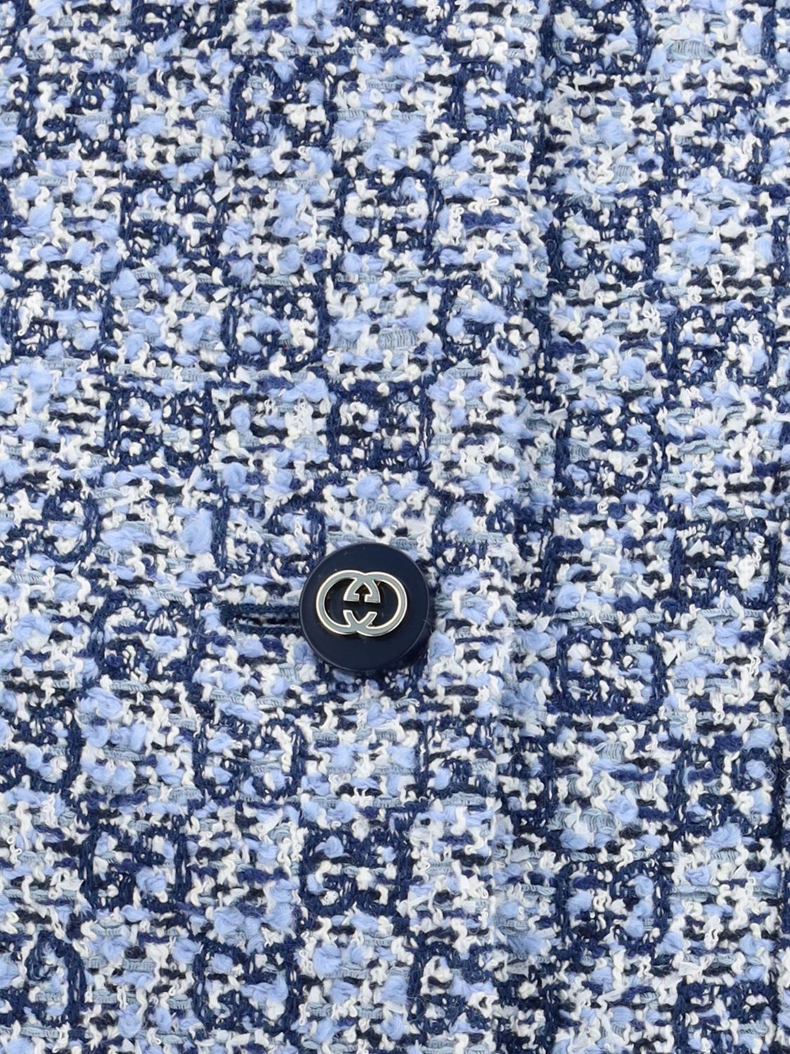 Gucci Gucci Waistcoat Woman Gnawed Blue Size S / US 4 / IT 40 - 4 Thumbnail
