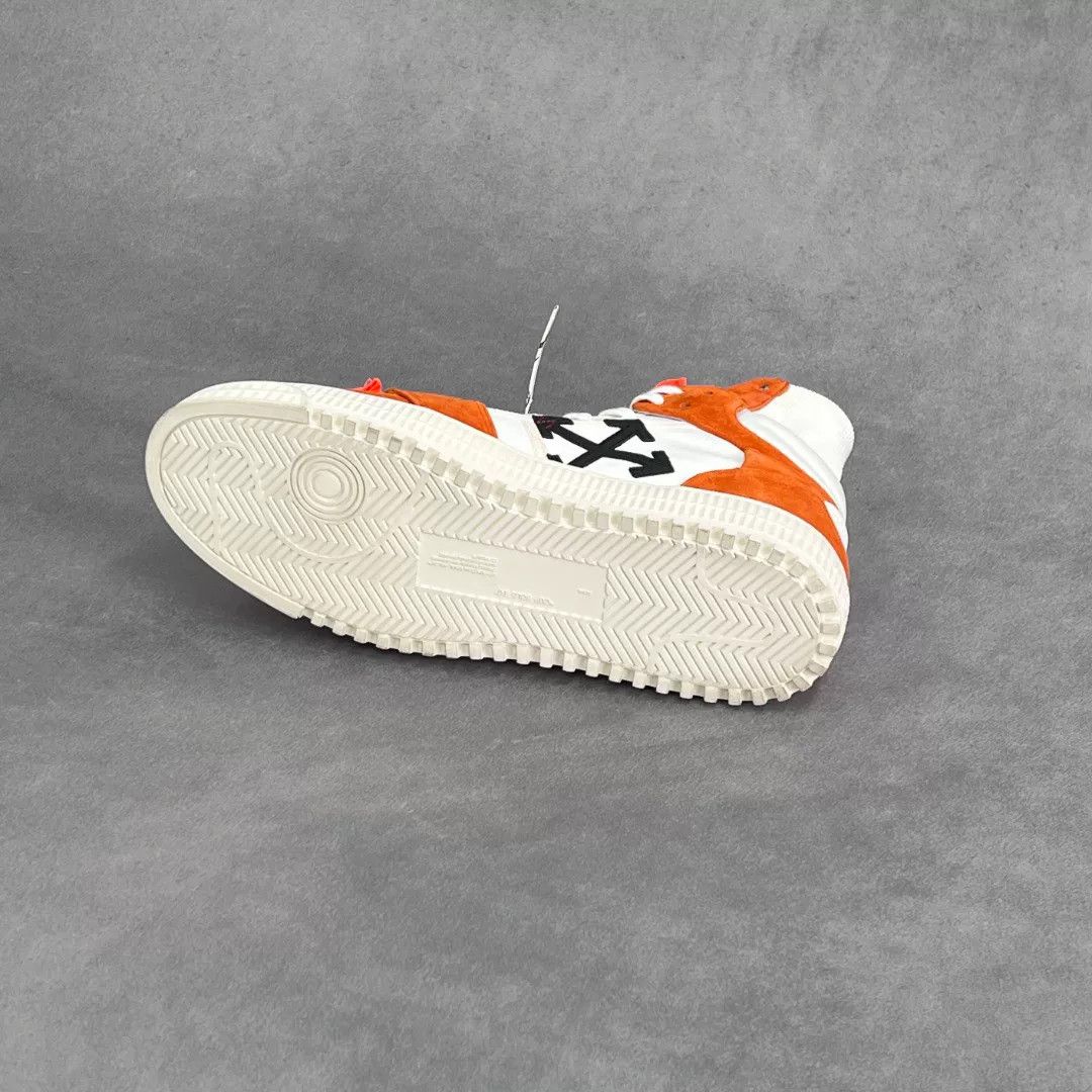 Off-White Off-White Leather White Hitop Sneakers 9 Men Size US 9 / EU 42 - 6 Thumbnail