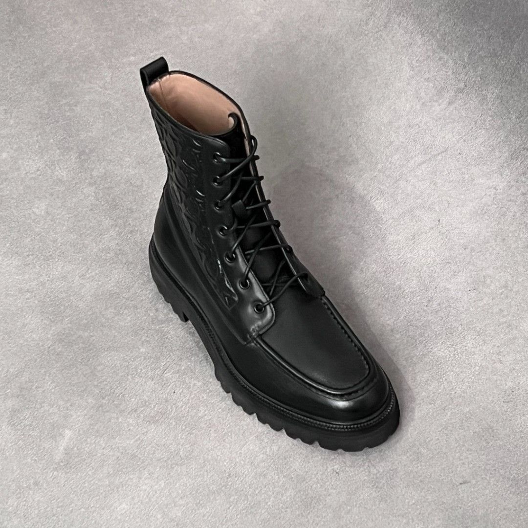 Salvatore Ferragamo Salvatore Ferragamo Leather Black Boots 7.5 Men Size US 7.5 / EU 40-41 - 5 Thumbnail