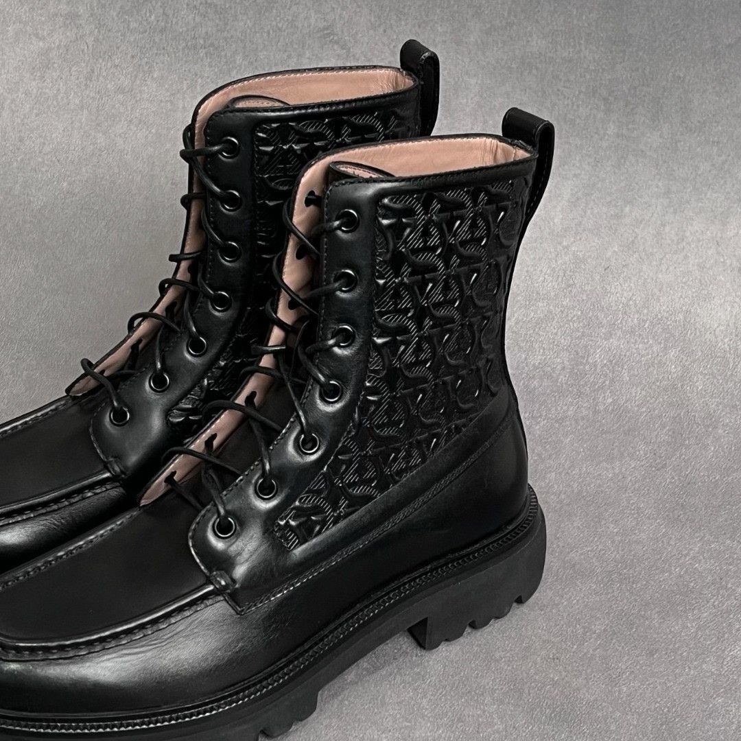 Salvatore Ferragamo Salvatore Ferragamo Leather Black Boots 7.5 Men Size US 7.5 / EU 40-41 - 2 Thumbnail