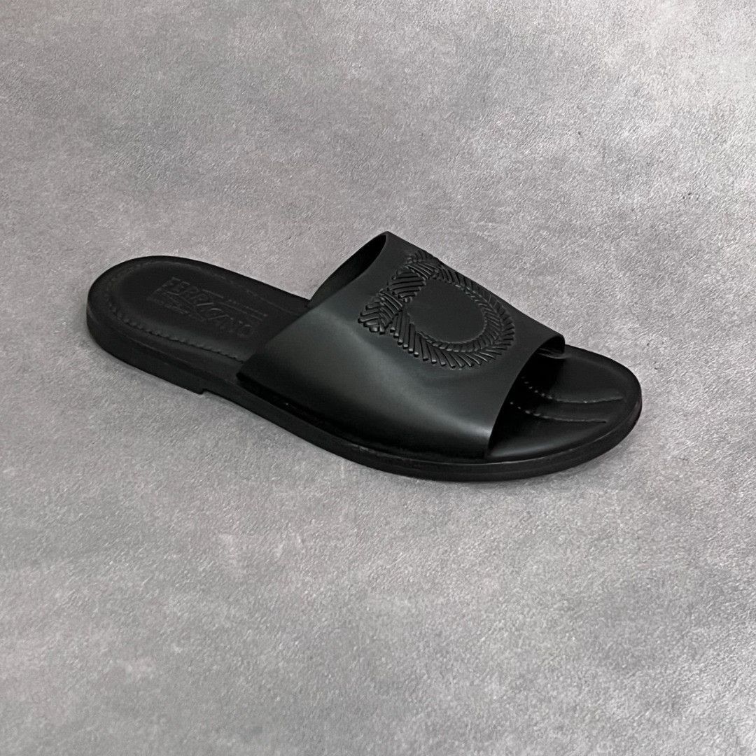 Salvatore Ferragamo Salvatore Ferragamo Casual Black Sandals 7 Men Size US 7 / EU 40 - 4 Thumbnail
