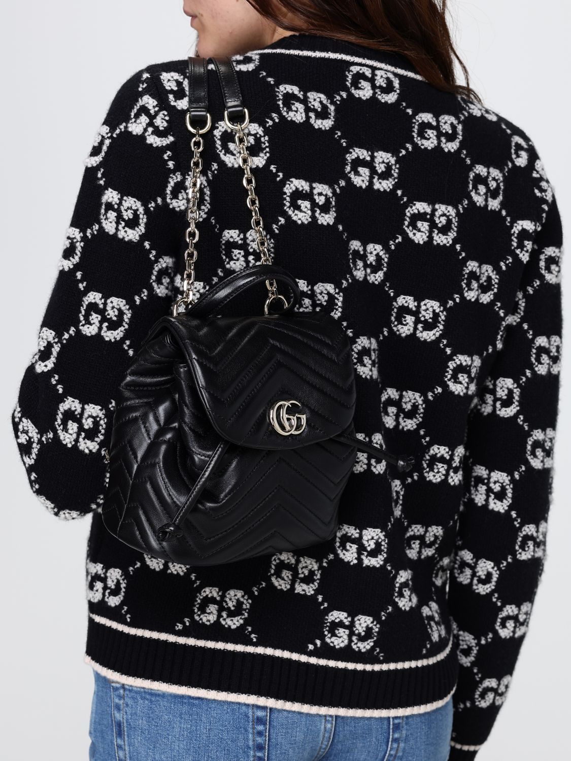 Gucci Gucci Backpack Woman Black Size ONE SIZE - 2 Thumbnail
