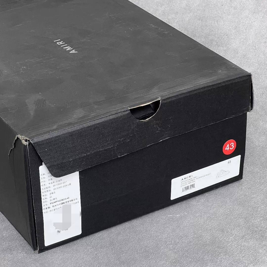 Amiri Amiri Casual Black Lowtop Sneakers 10 Men Size US 10 / EU 43 - 9 Thumbnail
