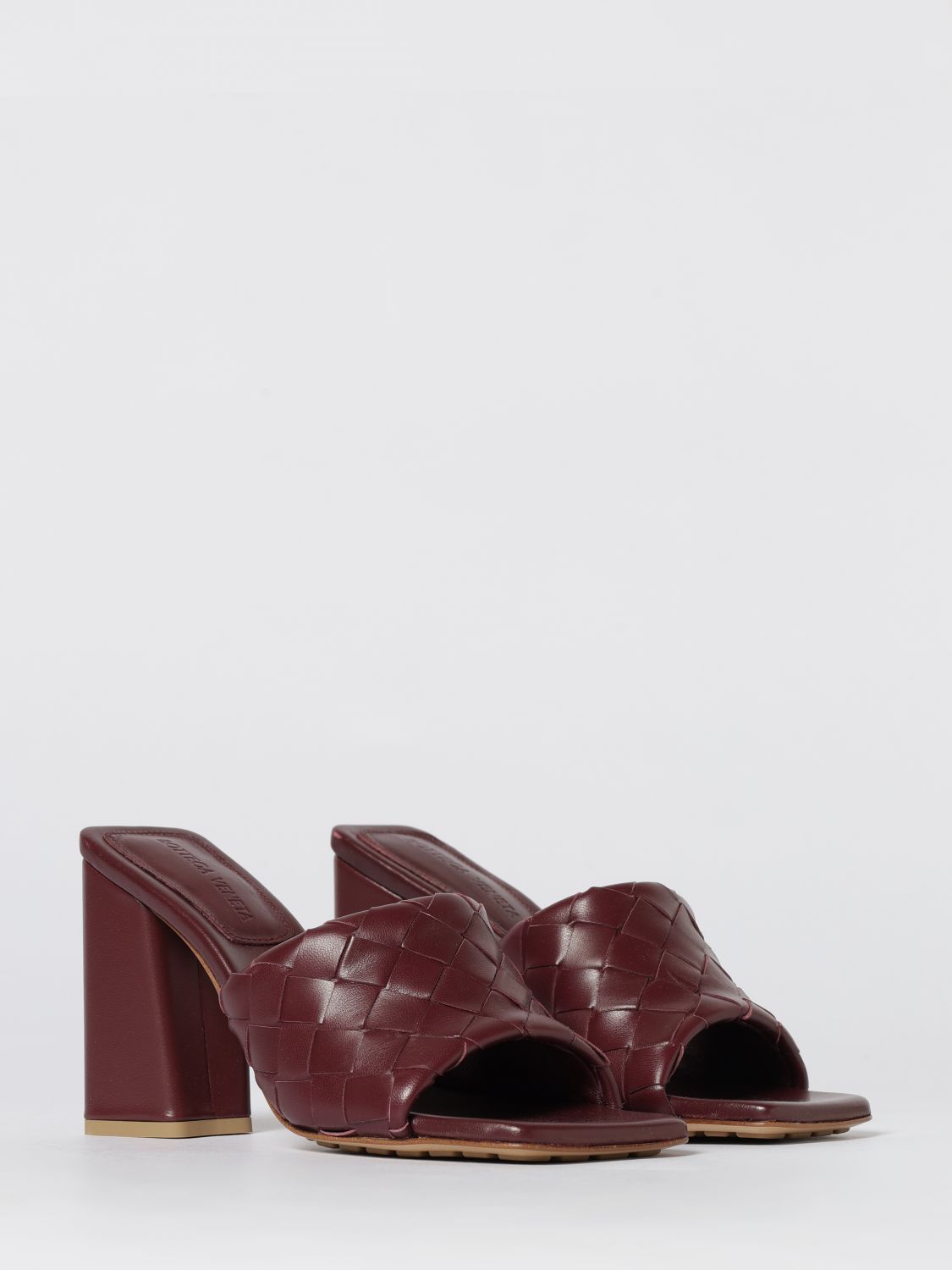 Bottega Veneta Bottega Veneta Heeled Sandal Woman Burgundy Size US 5 / IT 35 - 2 Thumbnail