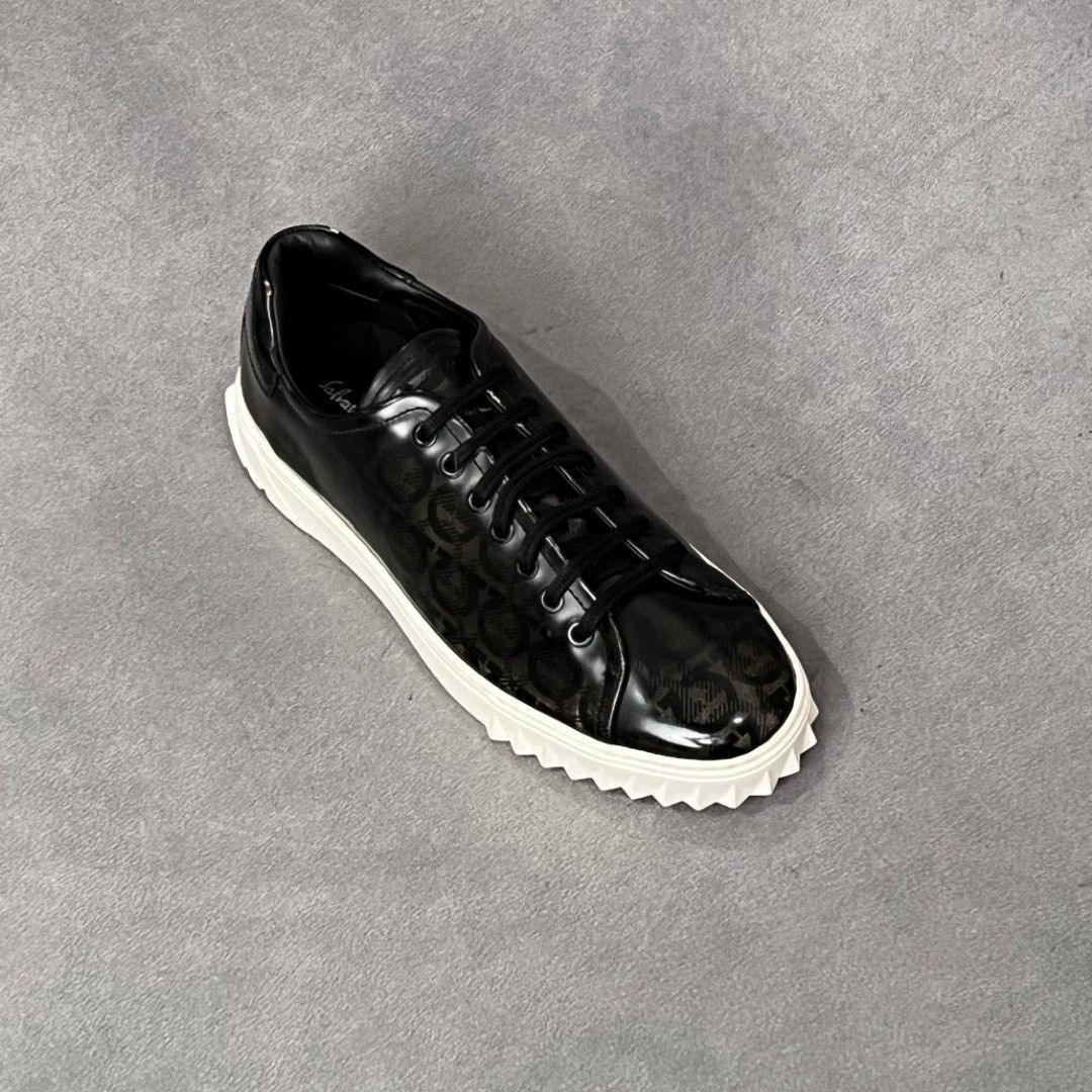 Salvatore Ferragamo Salvatore Ferragamo Casual Brown Lowtop Sneakers 7 Men Size US 7 / EU 40 - 5 Thumbnail