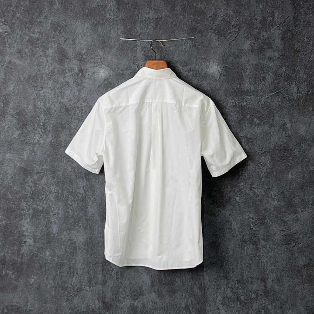 Burberry Burberry Cotton Embroidered Shirt m Men Size US M / EU 48-50 / 2 - 2 Thumbnail