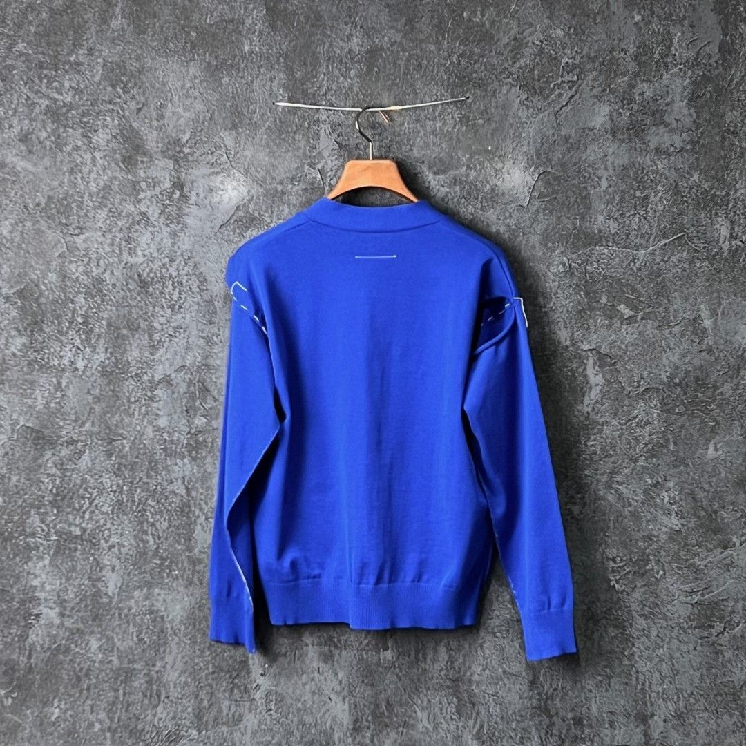 Maison Margiela Maison Margiela Knit Blue Sweater xs Men Size US XS / EU 42 / 0 - 2 Thumbnail