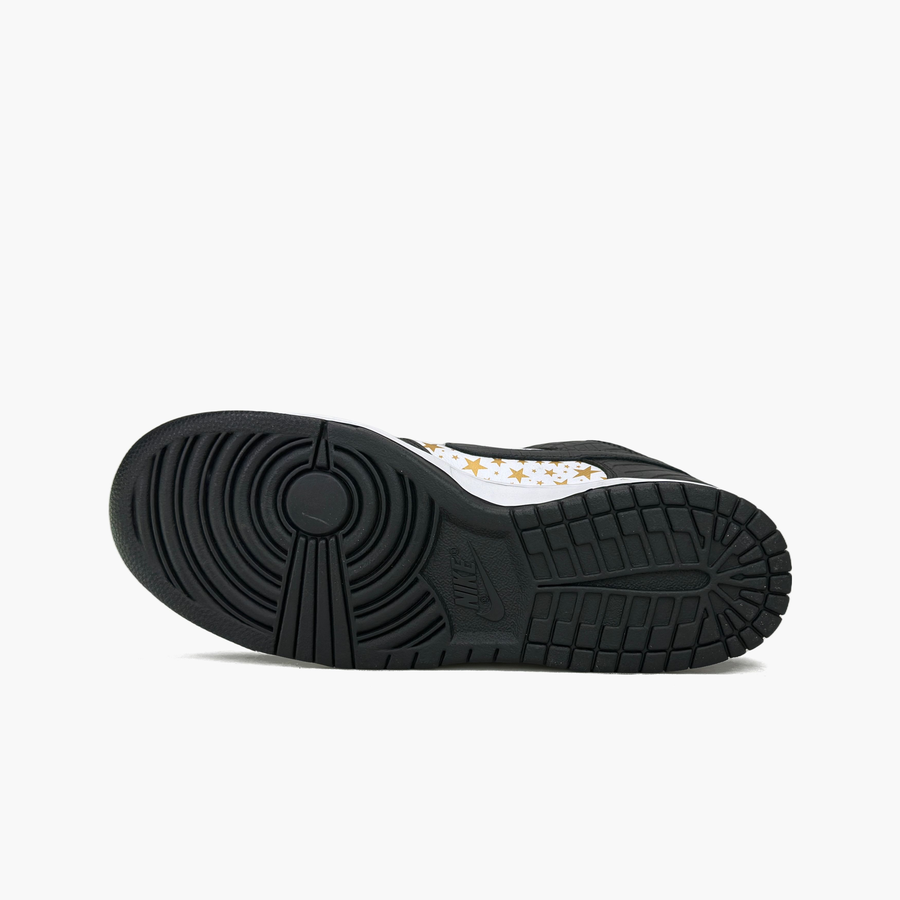 Nike Nike x Supreme SB Dunk Low Black Stars EU 40.5 Size US 7.5 / EU 40-41 - 9 Thumbnail