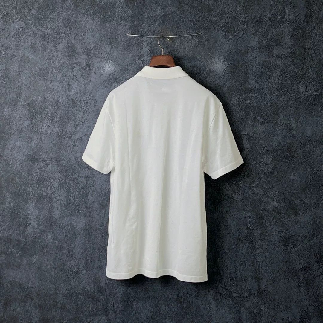 Versace Versace Cotton White Polo xl Men Size US XL / EU 56 / 4 - 2 Thumbnail