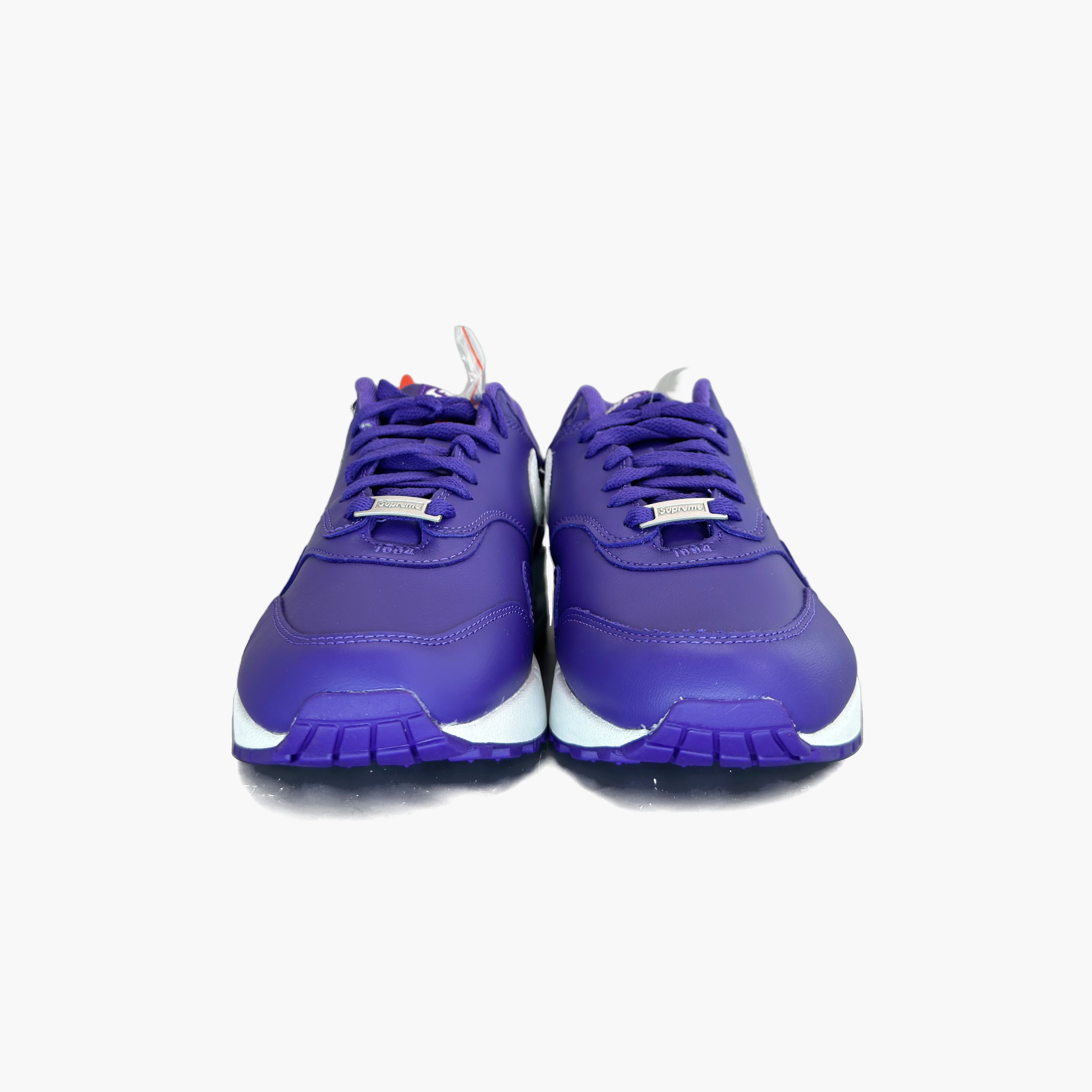Nike Supreme x Nike Varsity Purple Air Max 1 Size 8.5 Size US 9 / EU 42 - 6 Thumbnail