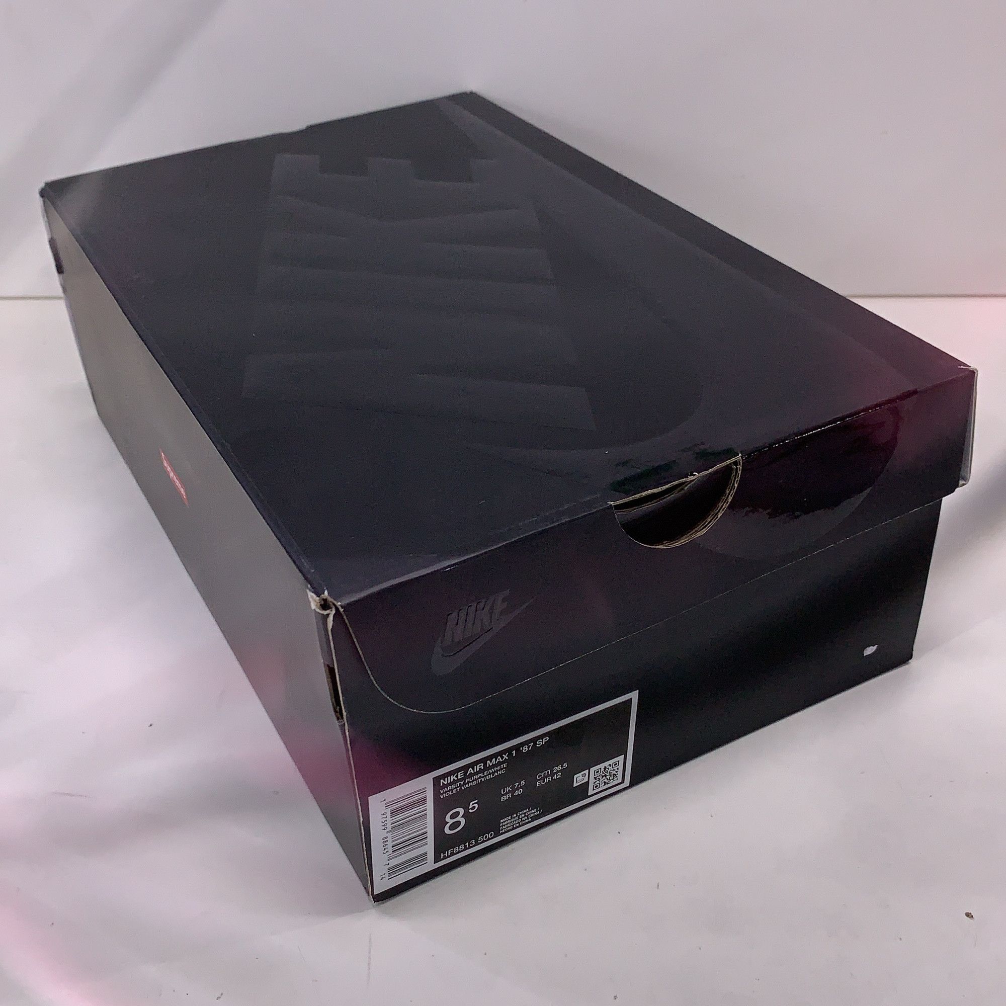 Nike Supreme x Nike Varsity Purple Air Max 1 Size 8.5 Size US 9 / EU 42 - 13 Thumbnail