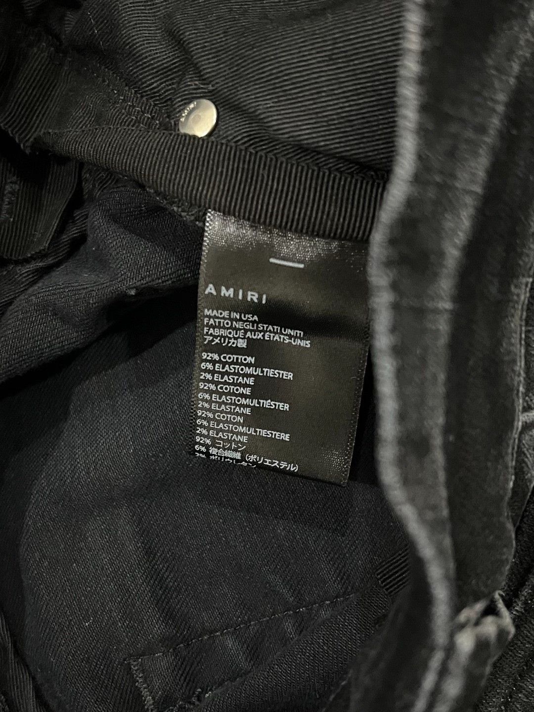Amiri Amiri Denim Cotton Gray Casual Pants 32 Men Size US 32 / EU 48 - 8 Thumbnail