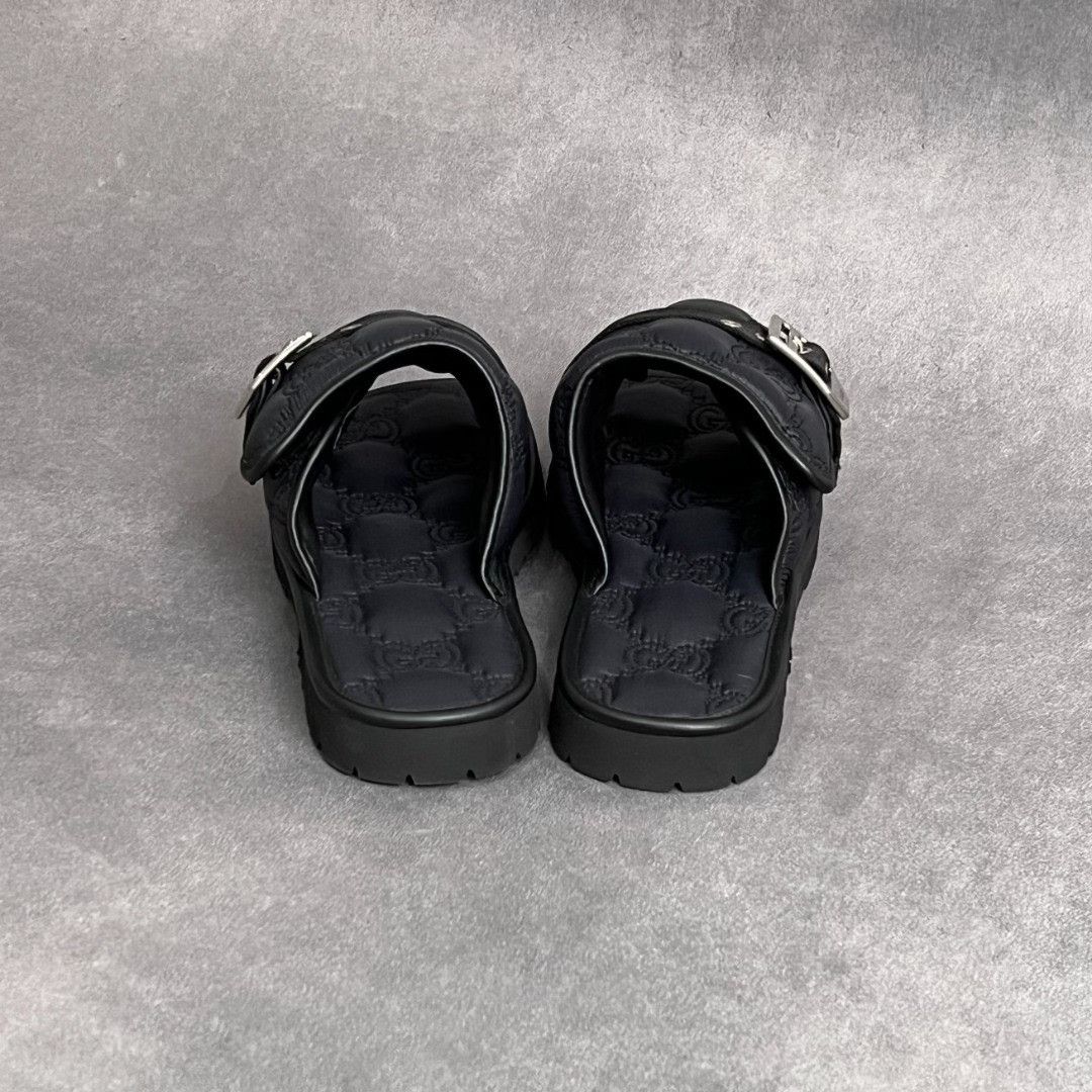 Gucci Gucci Casual Black Sandals 7 Men Size US 7 / EU 40 - 8 Thumbnail