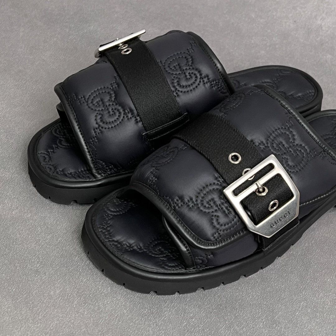 Gucci Gucci Casual Black Sandals 7 Men Size US 7 / EU 40 - 3 Thumbnail