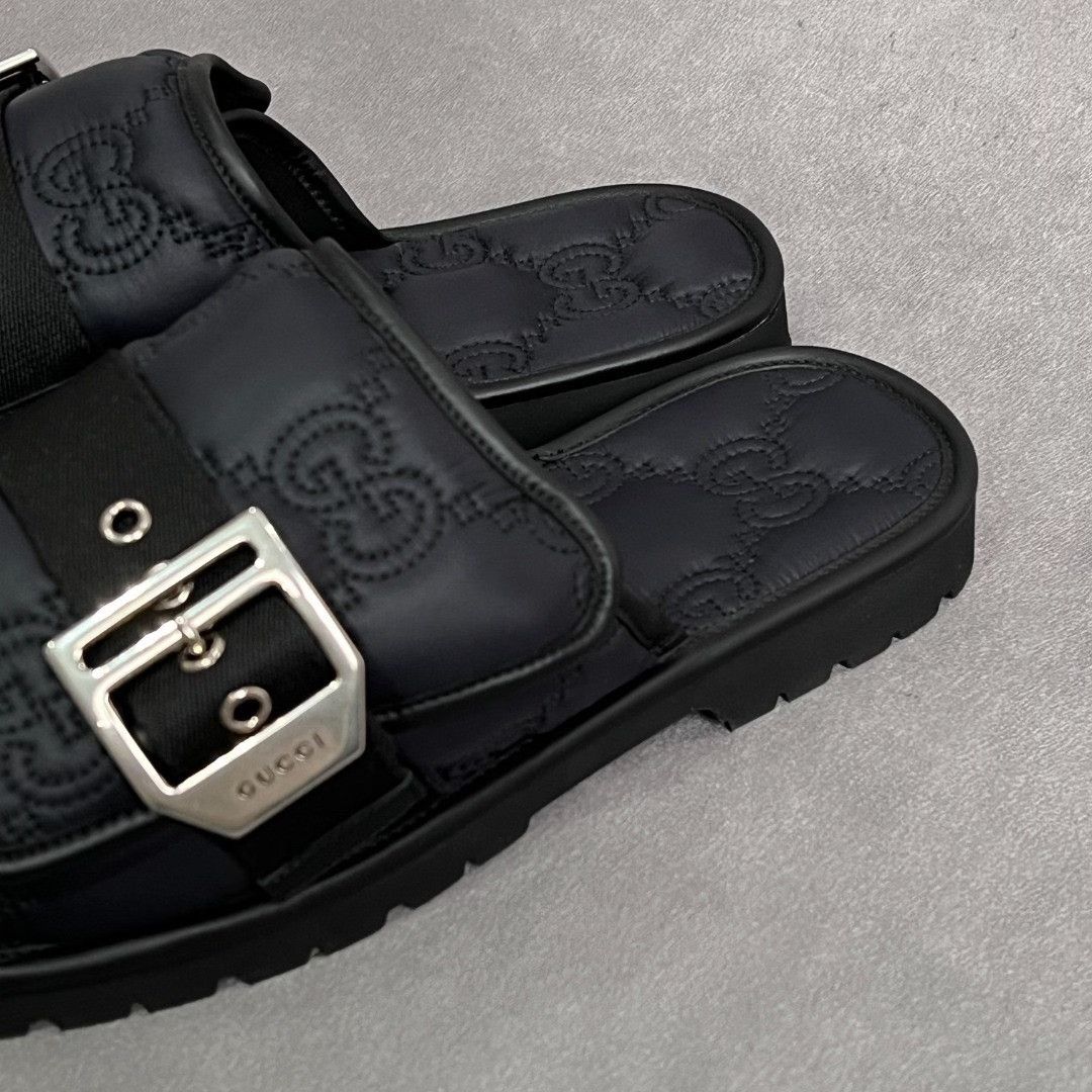 Gucci Gucci Casual Black Sandals 7 Men Size US 7 / EU 40 - 2 Thumbnail